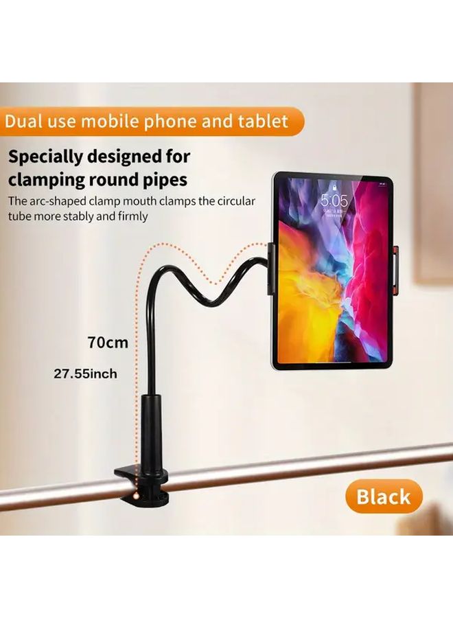 White Adjustable 360 Rotating Phone Tablet Stand For Bedside And Office Use - Image 3