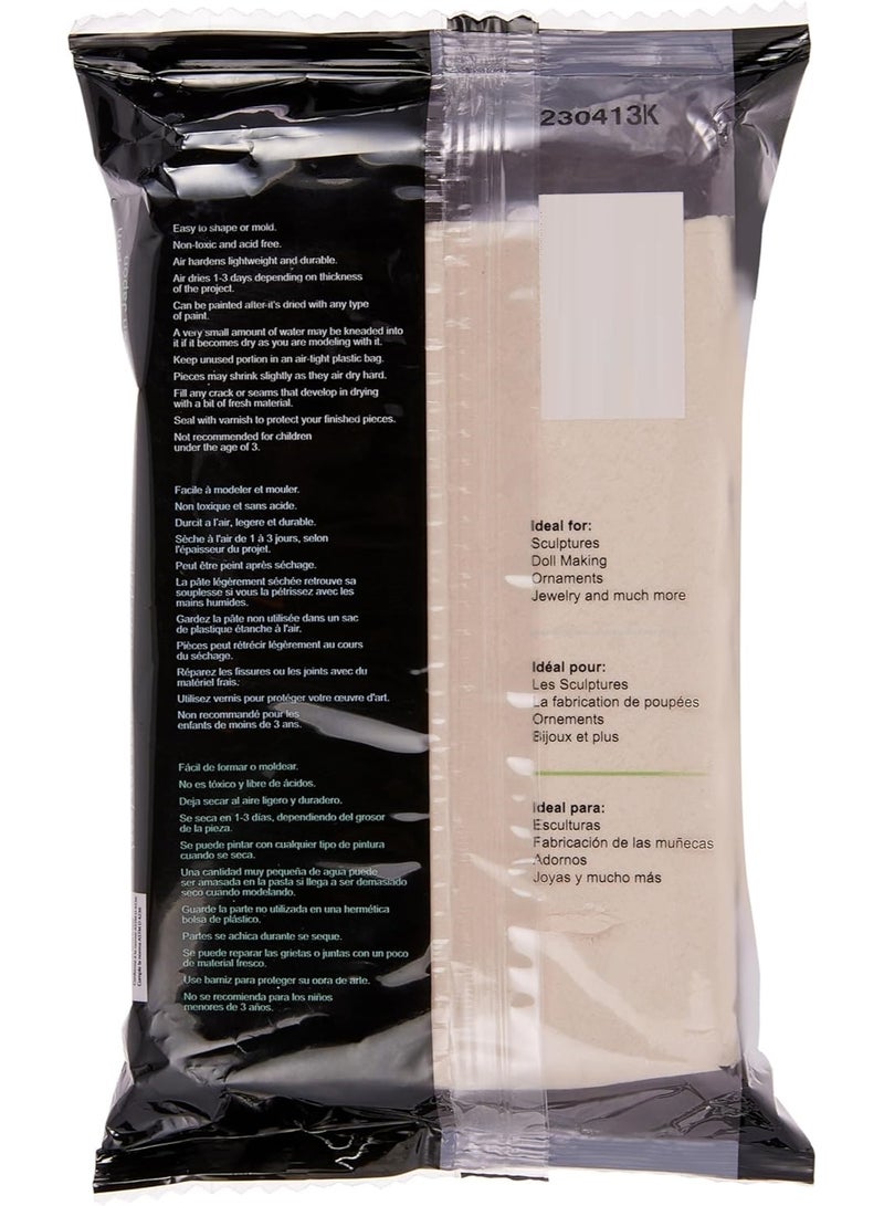 Creative Paperclay Modeling Material/Compound Natural White 454 G - Image 2
