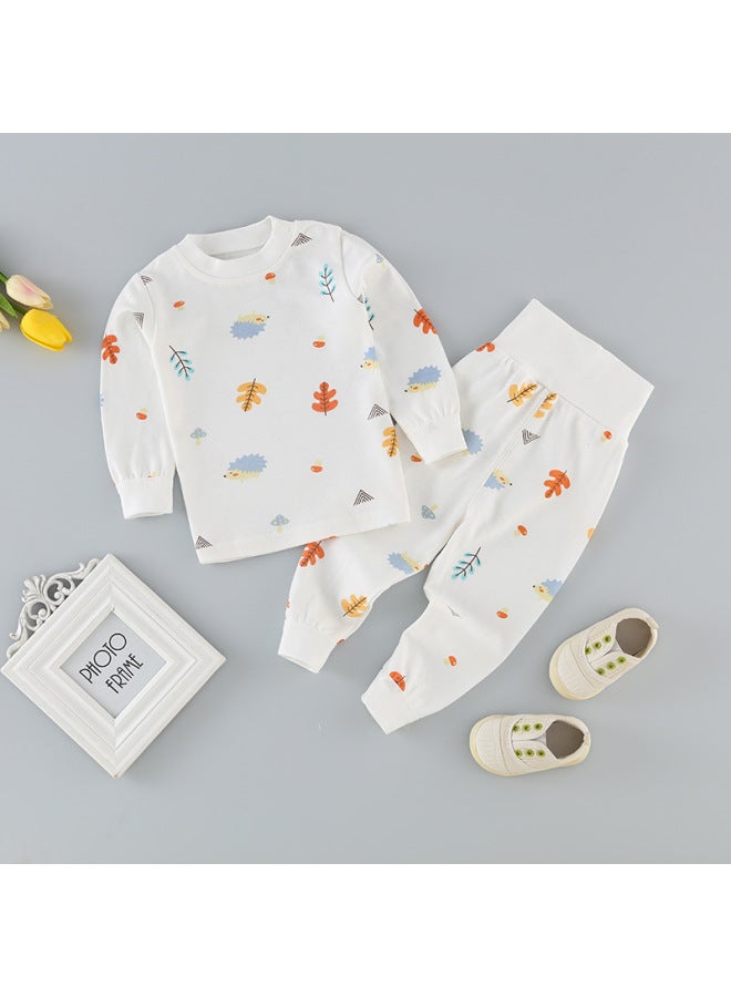 Baby High-waisted Autumn Clothing Set Newborn Intimates 0-3 Years Old Kidsren's Clothing Boys And Girls Autumn Clothing