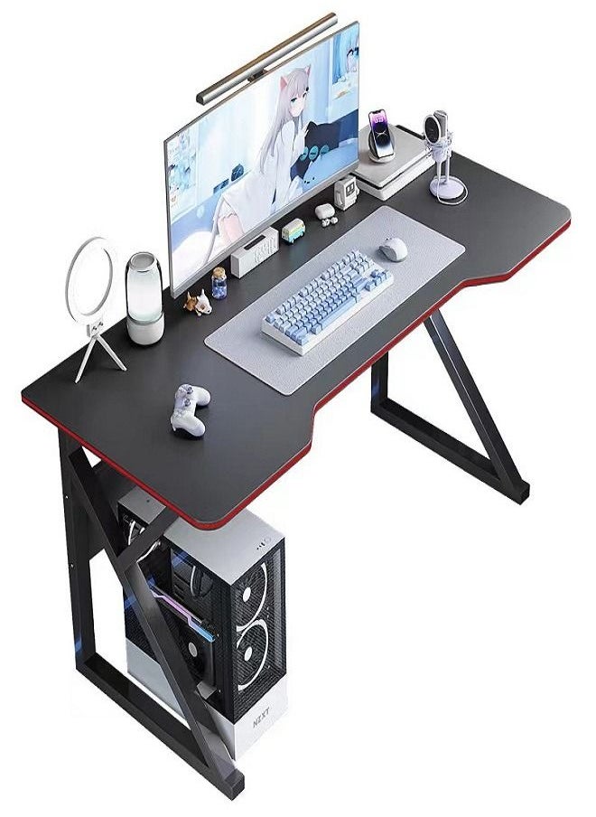 Generic - Game Desk Small Game Desk For Kids Gift Idea PC Computer Desk Home Desk Workstation With Carbon Fiber Surface Gaming Desk - Image 1