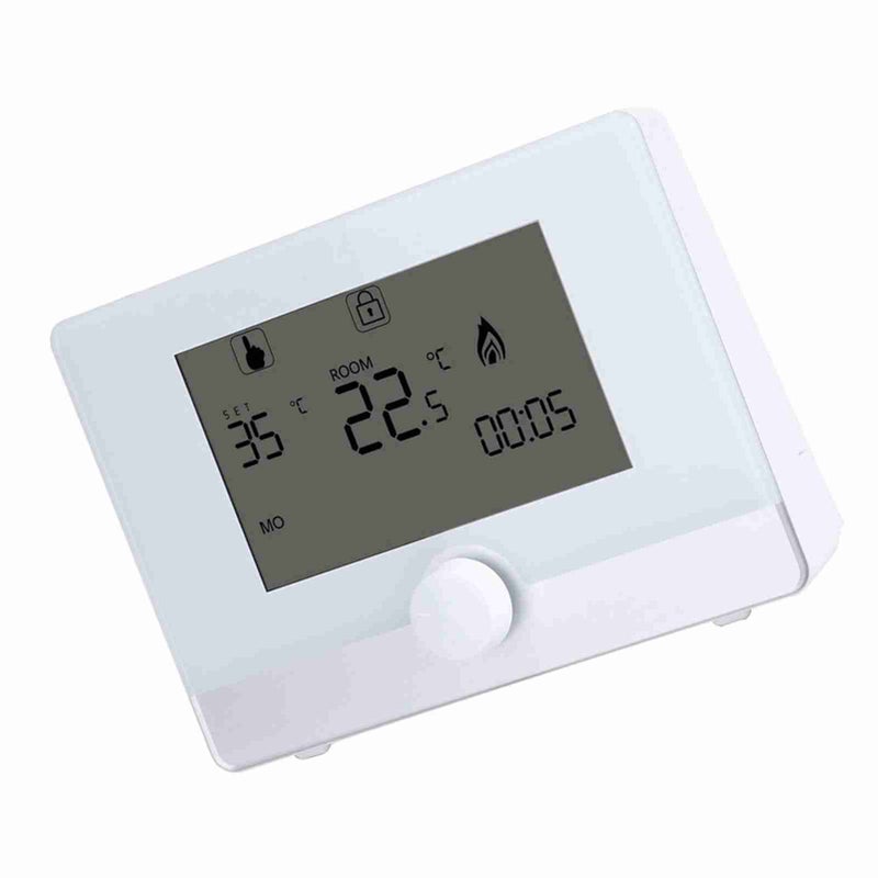 Programmable Thermostat Temperature Controller for Wall hung Boiler Heating System Black - Image 2