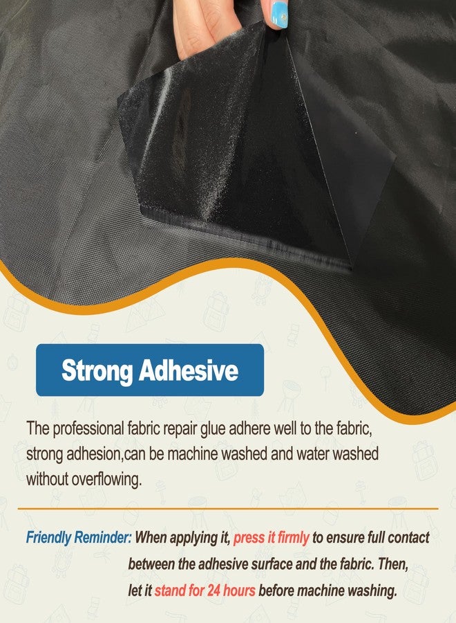 KING MOUNTAIN Self Adhesive Nylon Fabric Repair Tape, 4×63 Inches, Quick Down Jacket Repair Patch, Waterproof Outdoor Gear Patch Kit for Tent,Backpacks,Umbrella, Gloves, Sleeping Bag (Dark Blue - Image 4