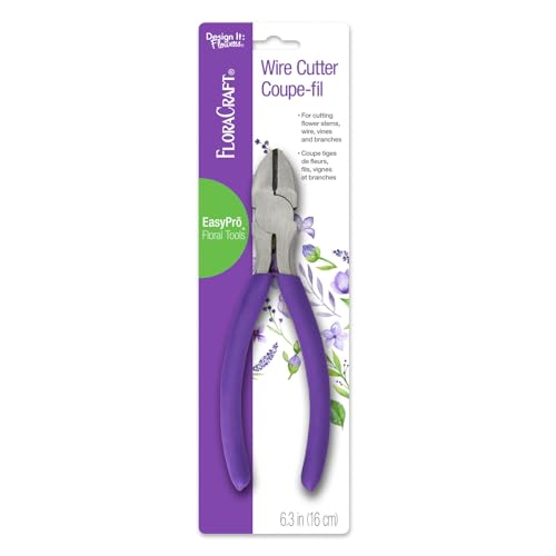 FloraCraft Floral Wire Cutter 6.5 Inch Purple - Image 1