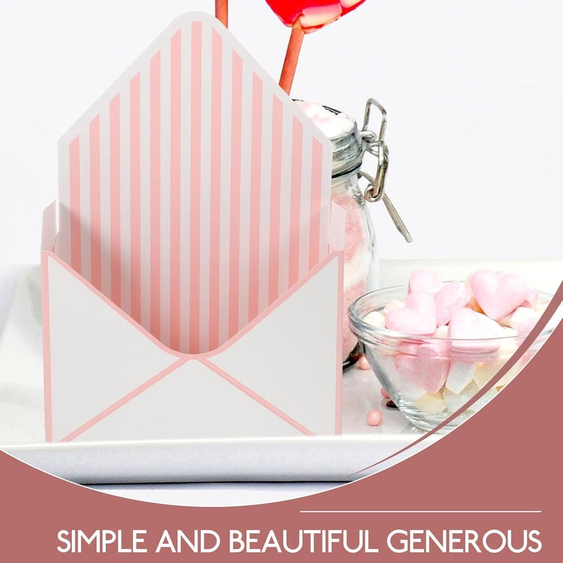 Longevity upgraded craftsmanship Baluue Foldable Envelope Shape Flower Packing Box 10pcs White with Pink Stripes, Paper Flower Holder for Bouquet Wrapping, Fresh Floral Packaging Supplies for Wedding and Wrapping Fine polished finish Versatile application KSA standard compatible design Advanced minimal build Labor saving Treated anti-rust metal Flexible sizing options All need matching options In-Kingdom stored commodity Dispersed regional warehouses Moisture wear upgraded quality Multiple design variants Ready post purchase fulfill Instant order available stock Reliable daily use design Diverse purchase options Global trendy simple build Worldwide simple practical design Secure equipped warehouse Long lifespan Tight fitted parts Assorted natural tone picks Indoor outdoor all-purpose fit Popular practical build - Image 3