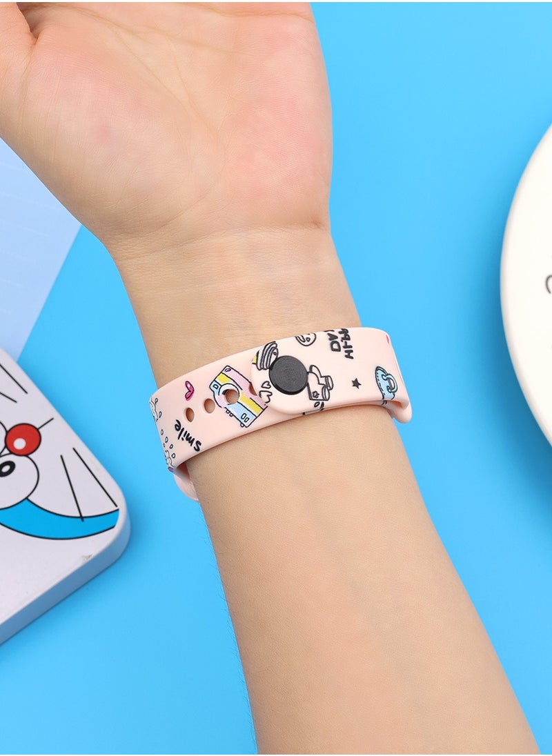 DTBG 4 Pcs Kids' Cartoon Anime Printed Square Water Resistant Silicone Digital Watch  - Image 2