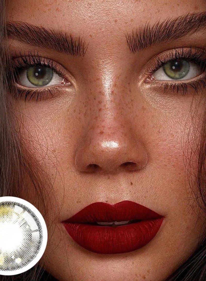 يونيبلينغ عدسات لاصقة ملونة سنوية تيرز البني - Image 4