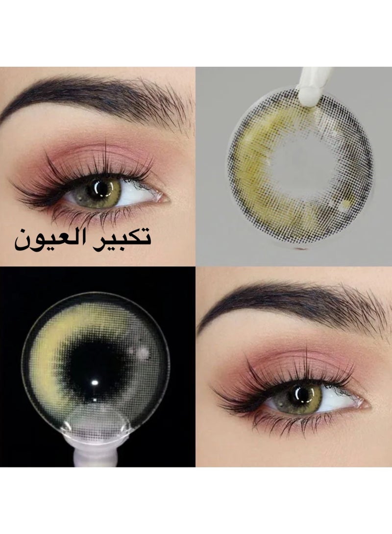 يونيبلينغ عدسات لاصقة ملونة سنوية تيرز البني - Image 2