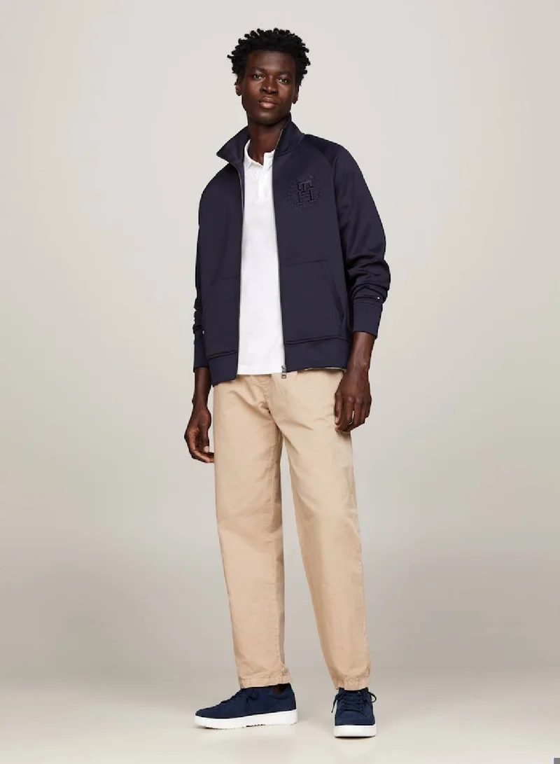 TOMMY HILFIGER Suede Logo Basketball Sneakers