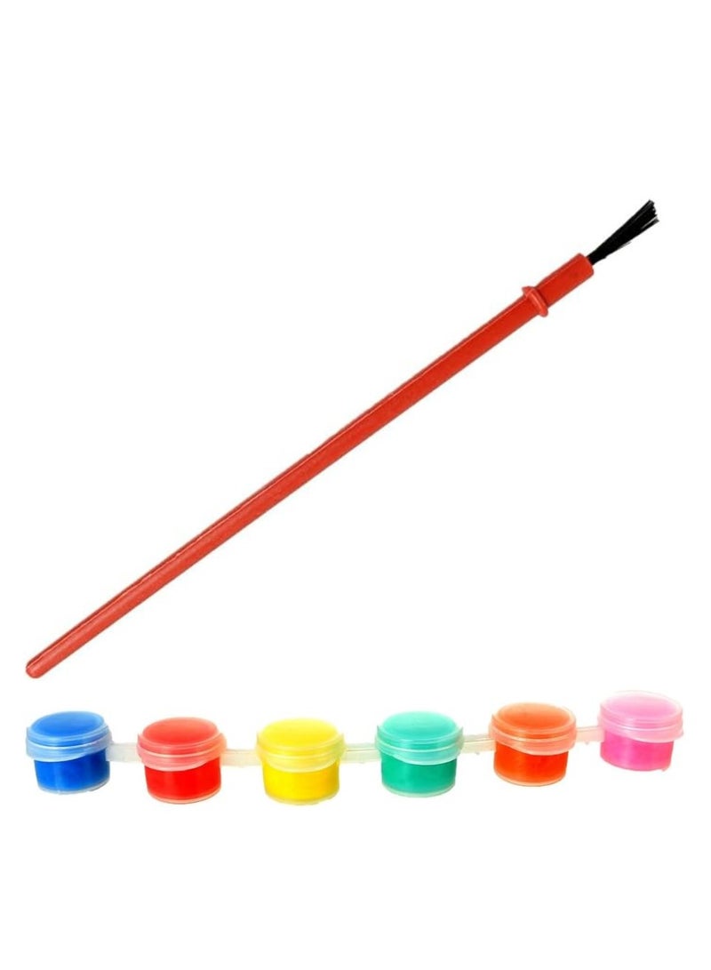 6 Watercolor Drawing Frame and Brush for Kids  - Image 2
