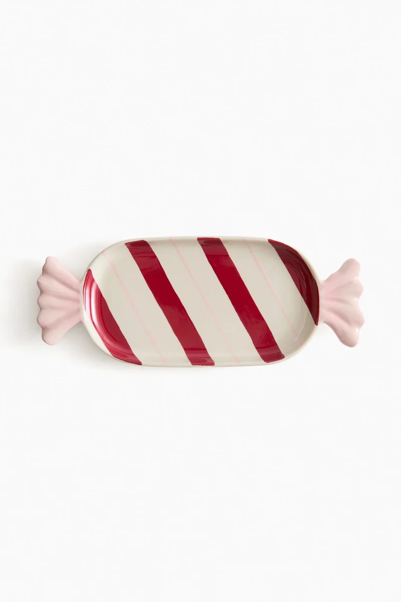 H&M Figurative stoneware serving plate