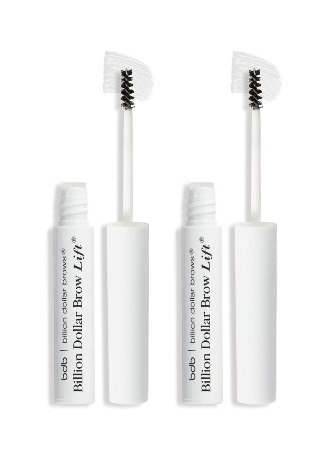 Billion Dollar Brows Billion Dollar Brow Lift - Clear Ultra-Hold Eyebrow Gel for Laminated Brow Look - Flake-Free Extreme Long-Wear Brow Glue and Sculpting Wax with Built-in Spoolie Brush - Vegan - Image 1
