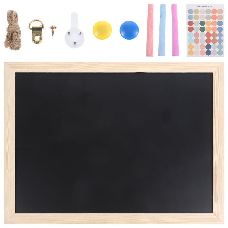 1 Set Cork Bulletin Board Vintage Cork Hanging Memo Board Message Board for Home Office - Image 1