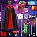 Dogern Magic Kit Magic Tricks for Kids Magic Set Includes Magic Wand Magician Costume Pretend Play with Instruction for Kid Beginners Christmas Halloween Birthday Gift Toys for Boys Girls Age 612 - Image 4