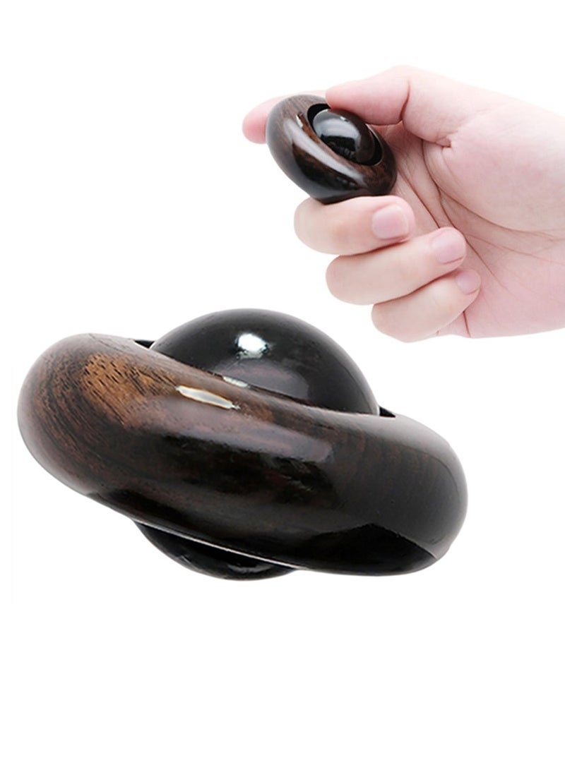 1 Pack Fidget Toys for Adults, Wooden Stress Relief Toy, Portable Figette Toys Adults Fidgets for Anxiety and Stress Balls, Quiet Fidget Cube Desk Toys for Office - Image 1