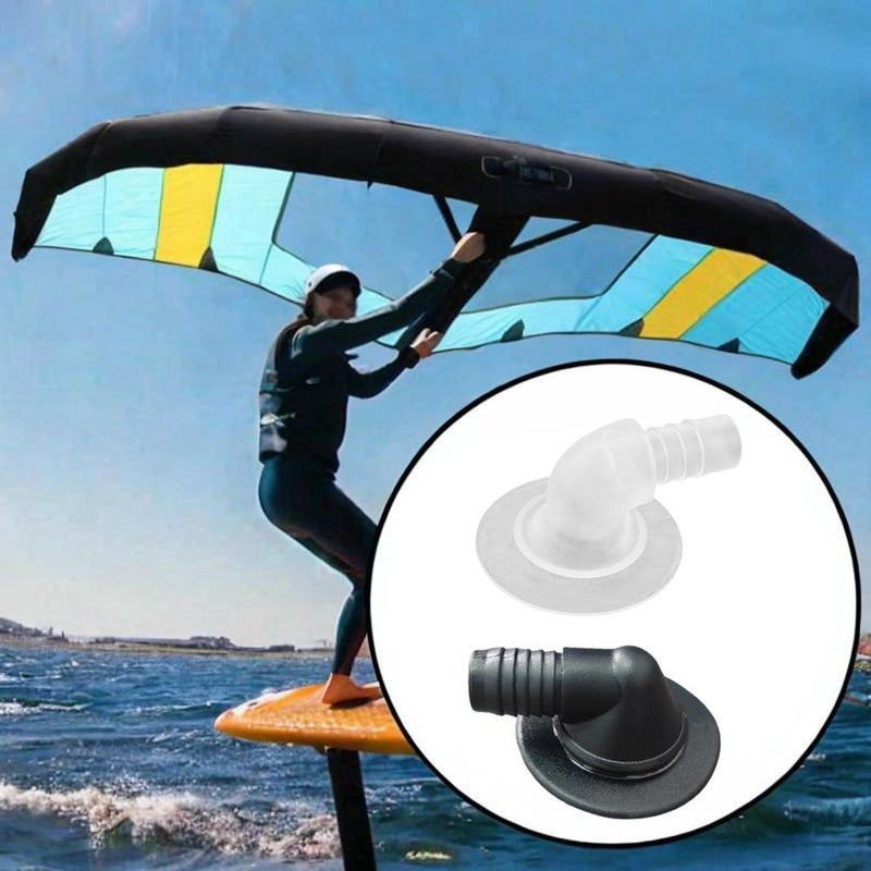 2 Pieces Inflatable Kite Inflate Valve, Kite Bladder Valve, Useful L Shaped Universal Convenient Air Inlet Inflation - Image 3