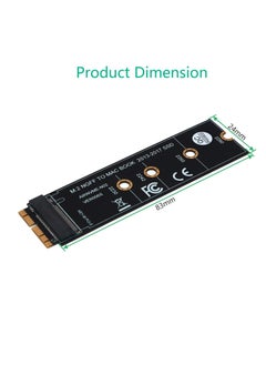 Generic M.2 SSD Solid State Drive Adapter Card for MacBook Air (2013-2017) Upgrade, Black,  - Image 1