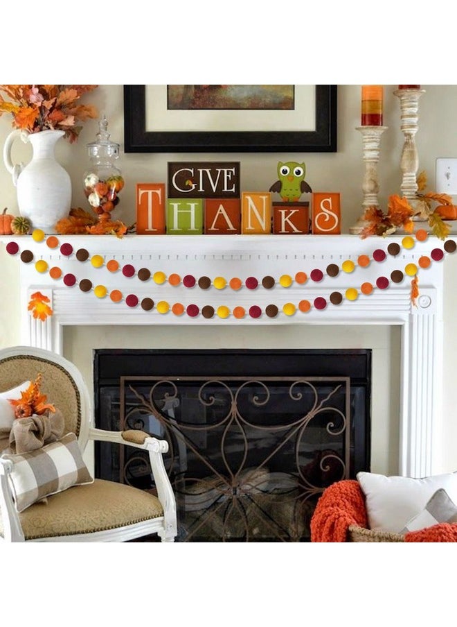 60 Balls Fall Thanksgiving Felt Ball Garlands - Fall Thanksgiving Decorations - Fall Thanksgiving Pom Pom Garlands for Home Tree - Fall Thanksgiving Indoor Outdoor Home Office Hanging Decor - 25mm - pzsku/Z7F5AF5573F0CEDC99D4DZ/45/_/1740982502/f1e9bea0-9fe3-4279-862f-5ea0ee1329dc