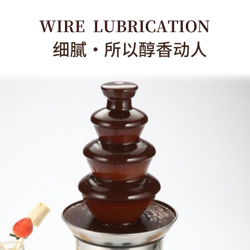 Chocolate Fountain Machine Baking El Buffet Four-Layer Diy Chocolate Waterfall Melting Glaze Sauce Machine - Image 4