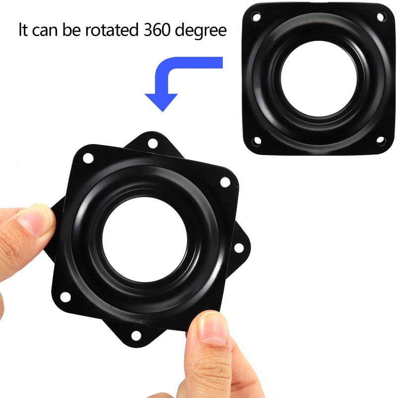 Fasmov 16 Pack 4-Inch Lazy Susan Turntable Bearings, 5/16â€ Thick Swivel Plate for Serving Trays, Kitchen Cabinet, Craft Project, Makeup Holder - Image 5