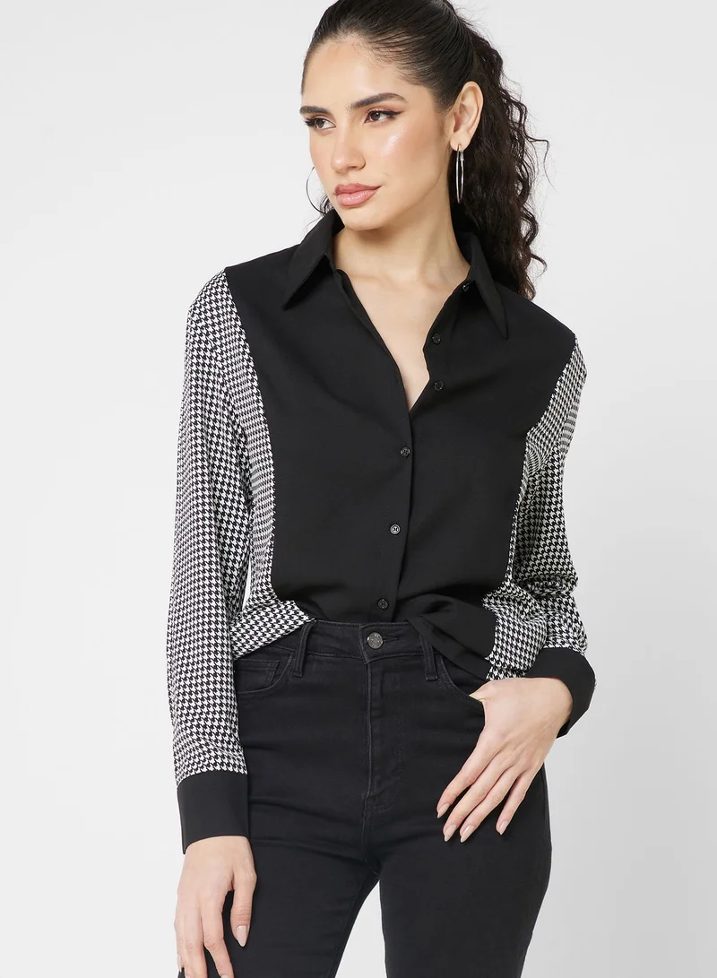 ELLA Contrast Sleeve Shirt