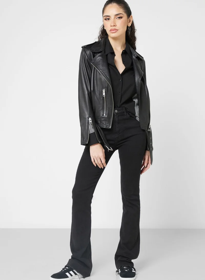 ELLA Contrast Sleeve Shirt