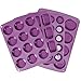 Webake 4 Pack Bakeware Set Silicone Cake Mold Different Molds for Muffin Cupcake Tart Pan Quich Mold - Image 2