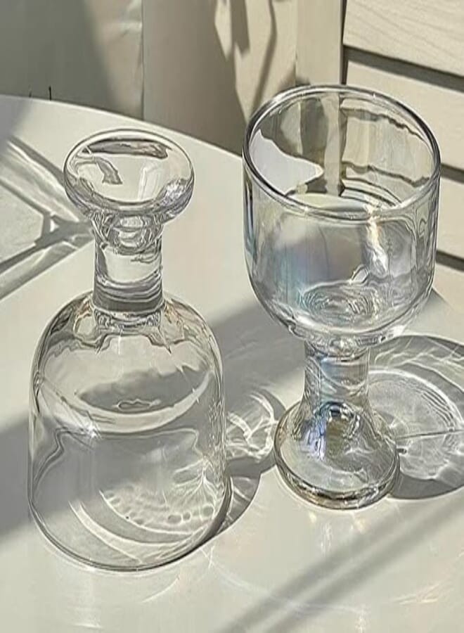 Generic Crystal Glass Dessert Set, 6-Piece, Clear .ex