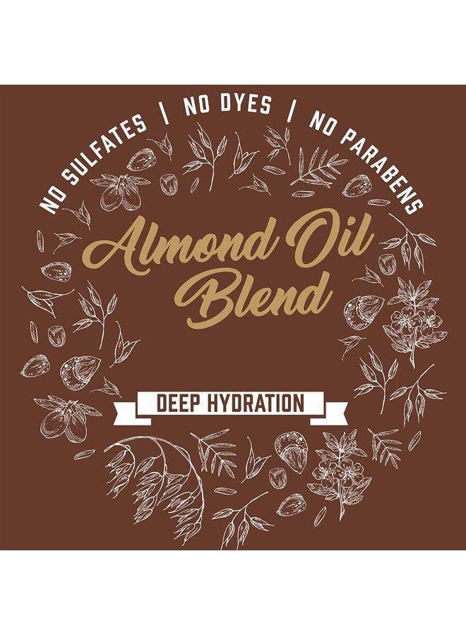 Aveeno Intense Hydration Almond Oil Blend Hydrating Hair Mask Treatment with Avocado Oil and Oat to Repair Dry Damaged Hair, Safe for Color-Treated Hair, Sulfate, Paraben and Dye-Free, 8 Fl Oz - Image 3