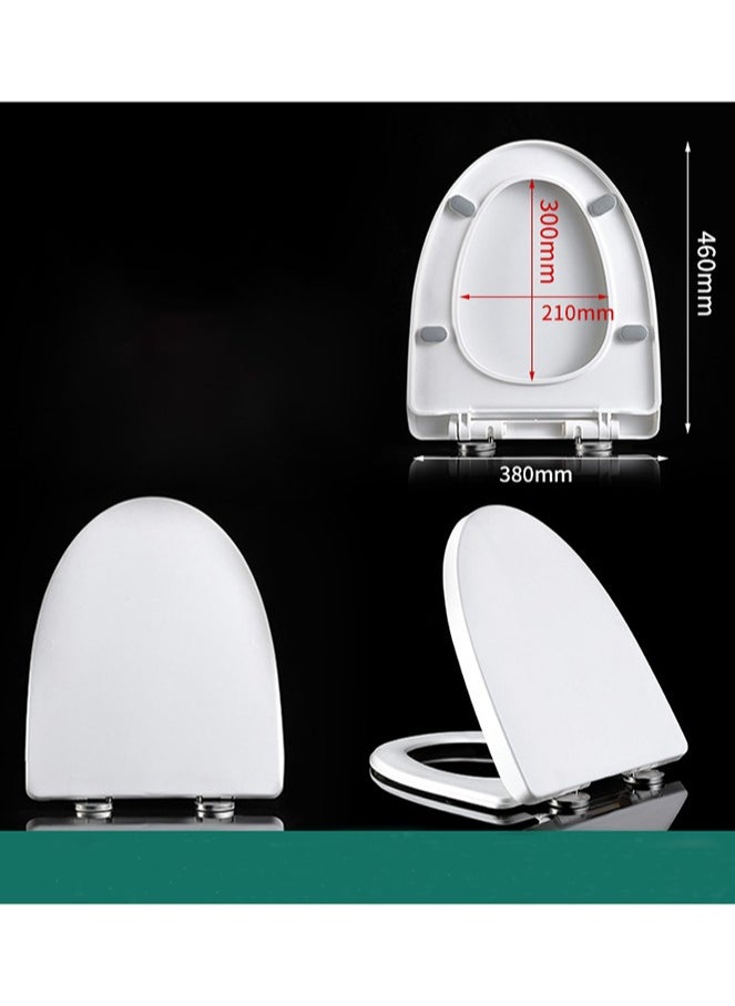 HOMESTAR WC Seat Cover Plastic White  - Image 3
