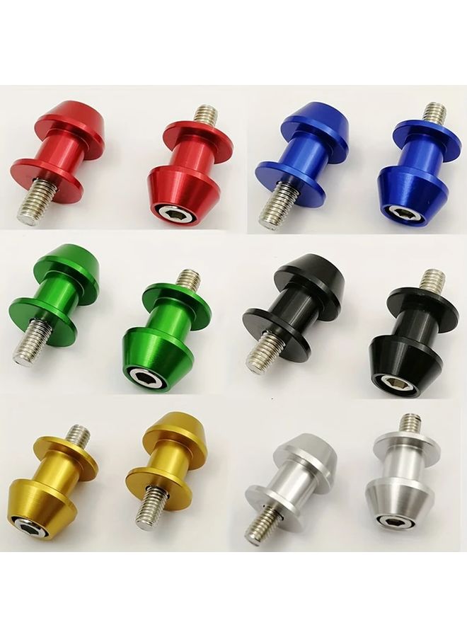 Green Motorcycle Rocker Arm Slider Shaft Bracket Screws For 6mm CNC Shaft - Image 1