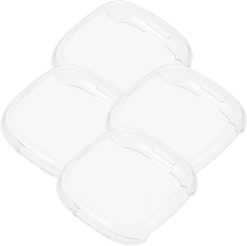 4Pcs Transparent TPU Watch Covers For Sense Anti Scratch Screen Protectors Lightweight Flexible Cases - Image 1