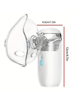 Arabest Portable Nebulizer, Effective Handheld Mesh Nebulizer Machine for Kids Adults, Breathing Machine Nebulizer Inhaler Home Use Travel Friendly, Pink  - Image 4