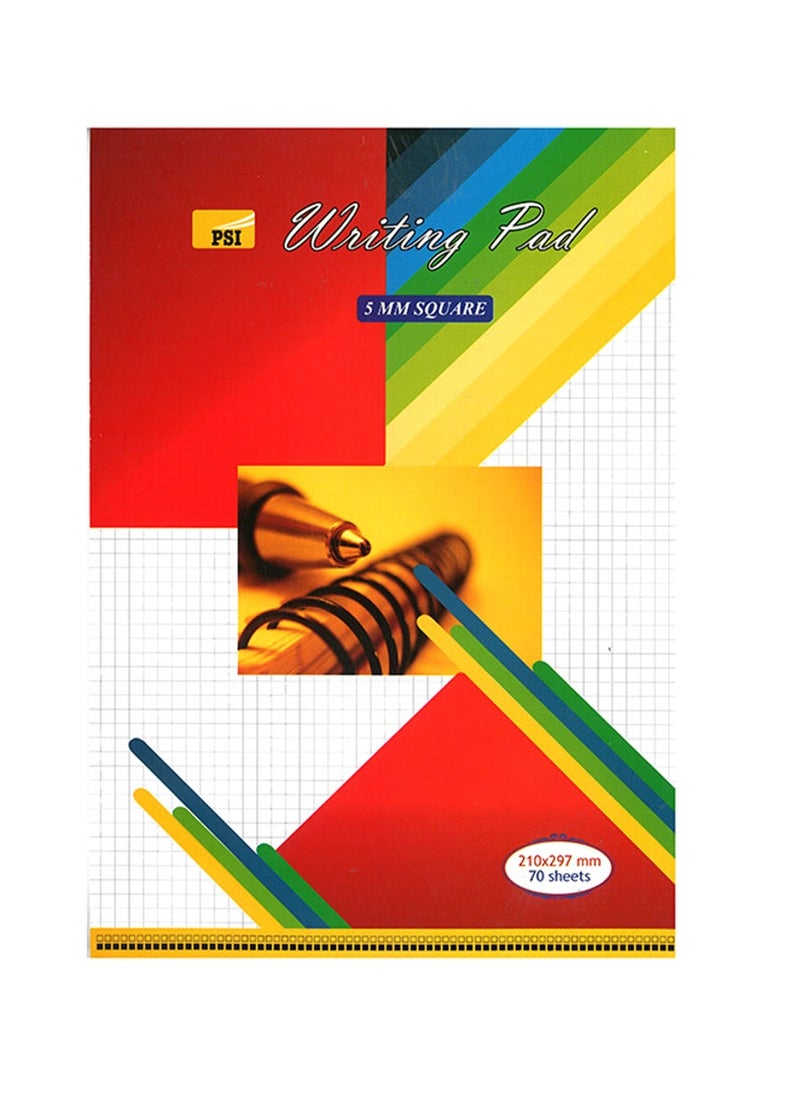 Psi Square Writing Pad, 5mm Multicolour  - Image 2