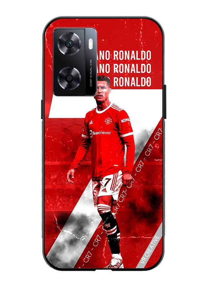 VR CREATIVE Protective Case Cover For Oppo A57/A77s Cr7 Design Multicolour - Image 1
