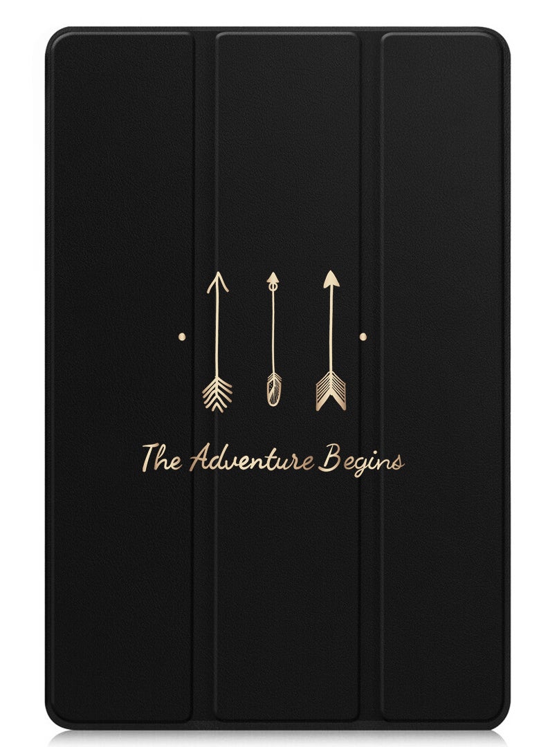 Theodor Protective Flip Case For Apple iPad Pro 11 (2024) With Trifold Stand Auto Wake Sleep Shockproof Cover The adventure Begins - Image 1