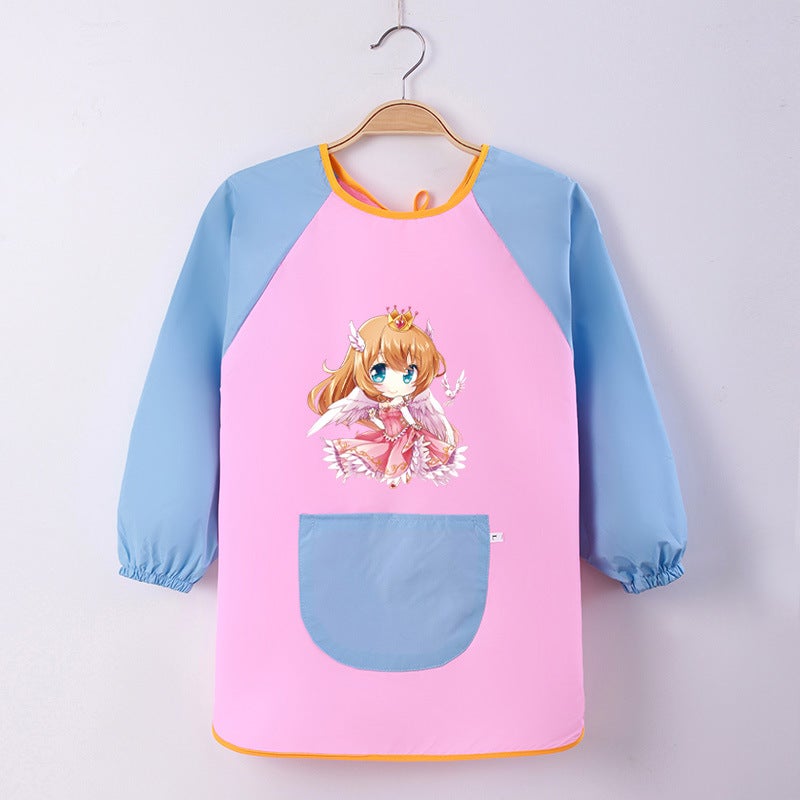 Children'S Cover Clothes Waterproof Apron Painting Clothes Kindergarten Printing Cover Clothes Studio Printing Waterproof Clothes For Boys And Girls - Image 4