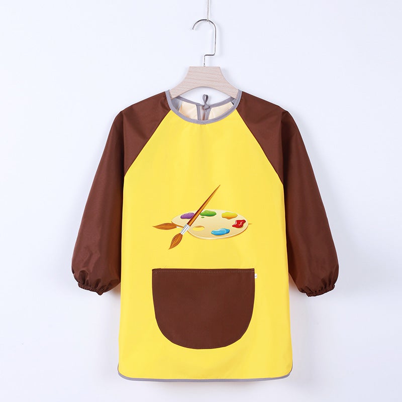 Children'S Cover Clothes Waterproof Apron Painting Clothes Kindergarten Printing Cover Clothes Studio Printing Waterproof Clothes For Boys And Girls - Image 5