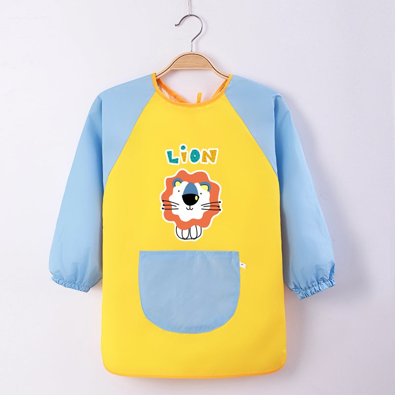 Children'S Cover Clothes Waterproof Apron Painting Clothes Kindergarten Printing Cover Clothes Studio Printing Waterproof Clothes For Boys And Girls - Image 3
