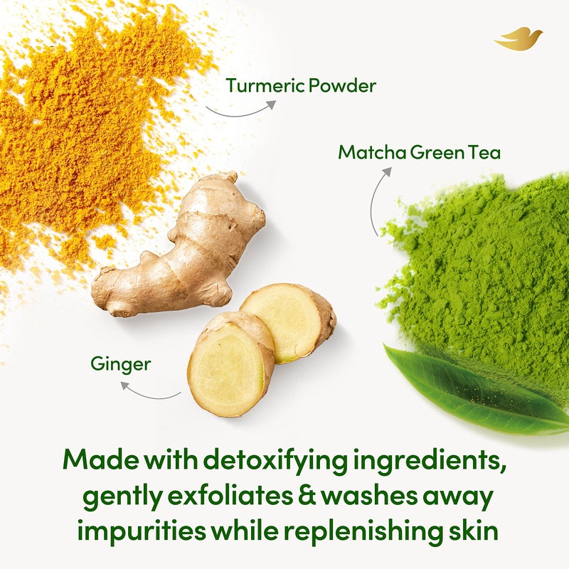 Dove Powered By Nature Exfoliating Body Polish Detox With 5 Natural Origin Ingredient Blend For Skin Care 10.5 oz - Image 3