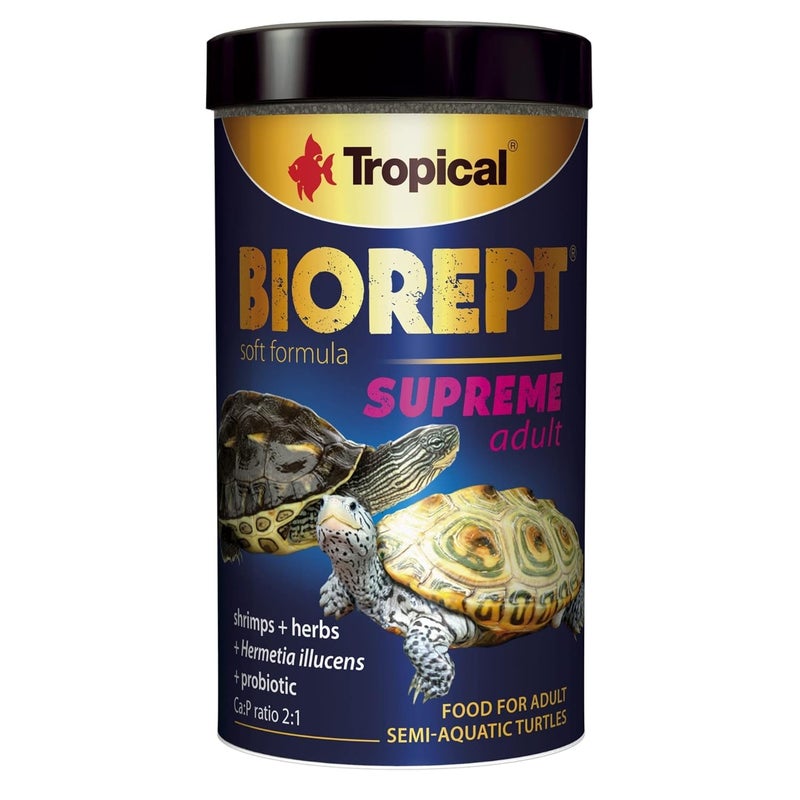 Tropical Softline Biorept Supreme Adult Turtle Food for All Aquatic Turtle & Tortoise Food 28g/100ml - 11473 - Image 1