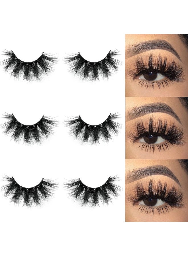 mikiwi Real Mink Lashes Mikiwi Eyelashes 5D Mink Eyelashes Super Fluffy Long Dramatic Eyelashes Thick Handmade Full Strip Lashes Crueltyfree Lash 2022Mm 3D Mink Lashes - Image 1