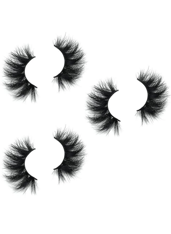 mikiwi Real Mink Lashes Mikiwi Eyelashes 5D Mink Eyelashes Super Fluffy Long Dramatic Eyelashes Thick Handmade Full Strip Lashes Crueltyfree Lash 2022Mm 3D Mink Lashes - Image 4