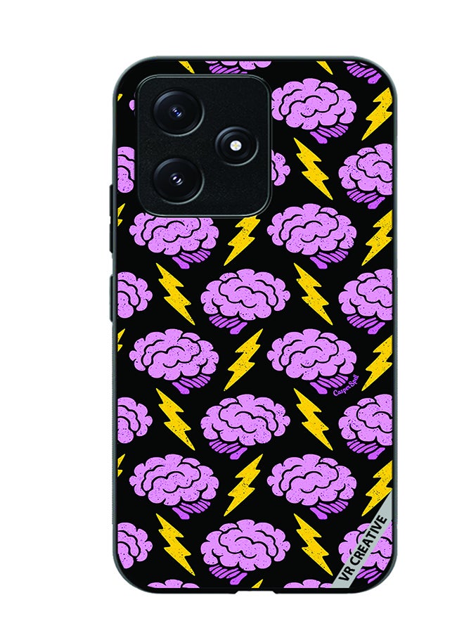 VR CREATIVE Protective Case Cover For Xiaomi Poco M6 Pro 5G Thunder Design Multicolour - Image 1