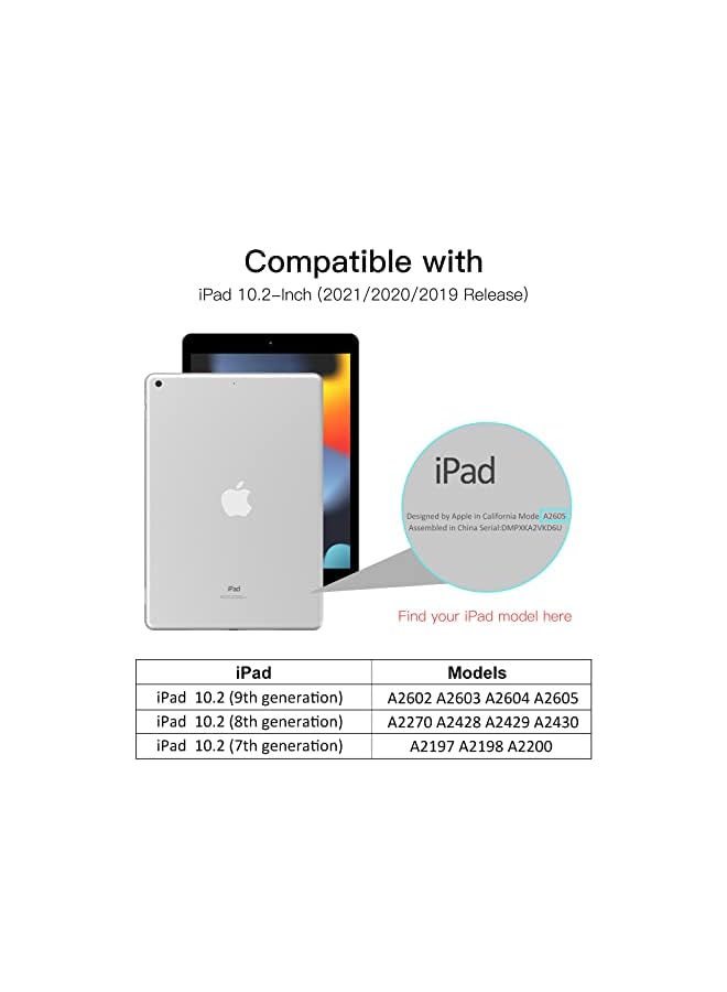 JETech Privacy Screen Protector for iPad 10.2-Inch (9th/8th/7th Generation, 2021/2020/2019), Anti-Spy Tempered Glass Film, 1 Pack - Image 3