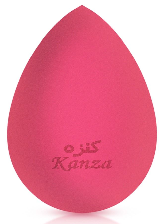 Kanza Makeup Sponge Blender Professional Beauty Sponge Foundation Blending Blender Flawless for Cream Powder and Liquid Makeup Puff Pink - Image 1
