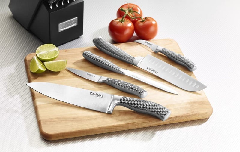 Cuisinart CUISINART Block Knife Set, 15pc Cutlery Knife Set with Steel Blades for Precise Cutting , Lightweight, Stainless Steel, Durable & Dishwasher Safe,C77SS-15P  - Image 5