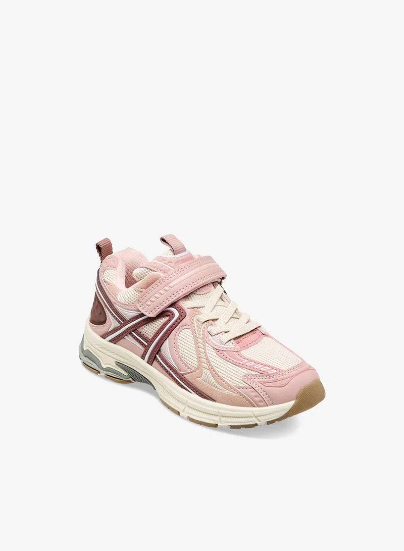 Little Missy Girls Hook & Loop School Sneakers