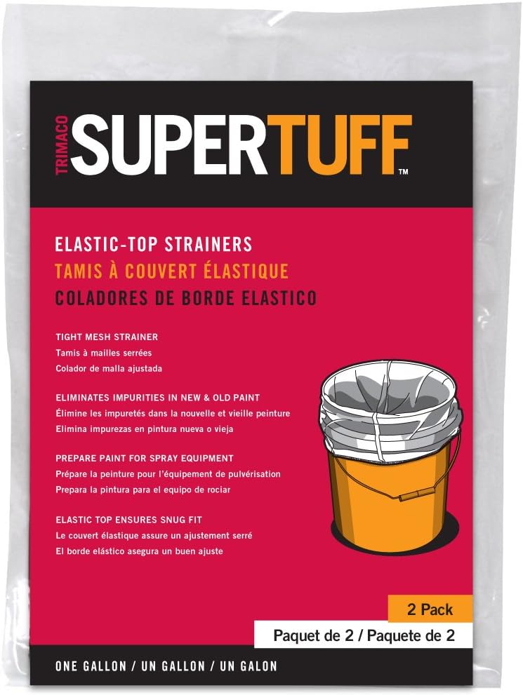 Trimaco SuperTuff Regular MeshPlain Top Bag Strainers 1 gallon 2Pack - Image 2
