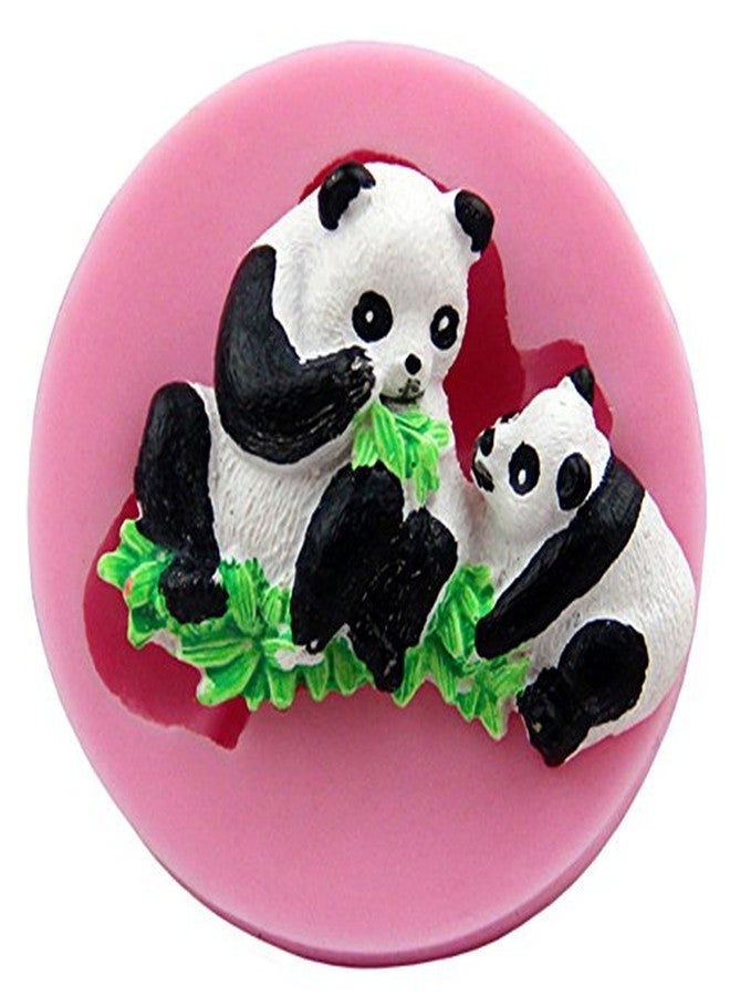NE-MA Nema Parent-Child Panda Silicone Mold - Image 1