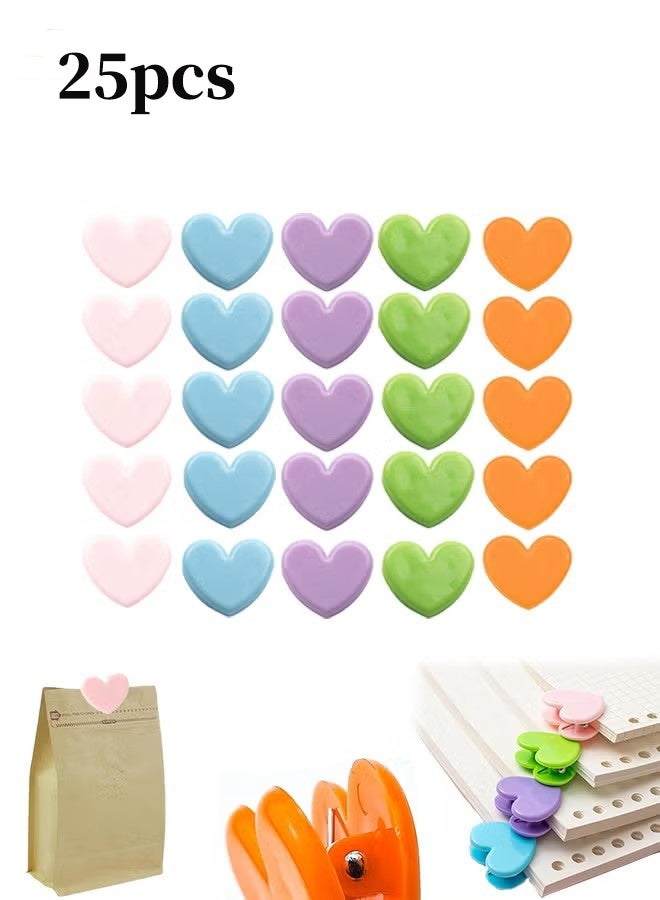 واي جيه 25 جهاز تجليد على شكل قلب قصاصات ورق وحقيبة، مجلد مكتب قصاصات تجليد صغيرة، قصاصات ورق زخرفية صغيرة، كرتون تجليد الزفاف قصاصات إشارة موقع مكتب صورة صورة حامل - Image 1